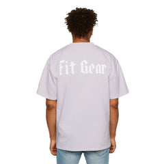 Fit Gear Men's Heavy Oversized Tee - Fitness in Style, Gym Wear
