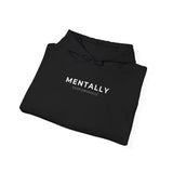 Mentally Powerful Hoodie – Minimal Small Chest Logo Mental Health Awareness Sweatshirt