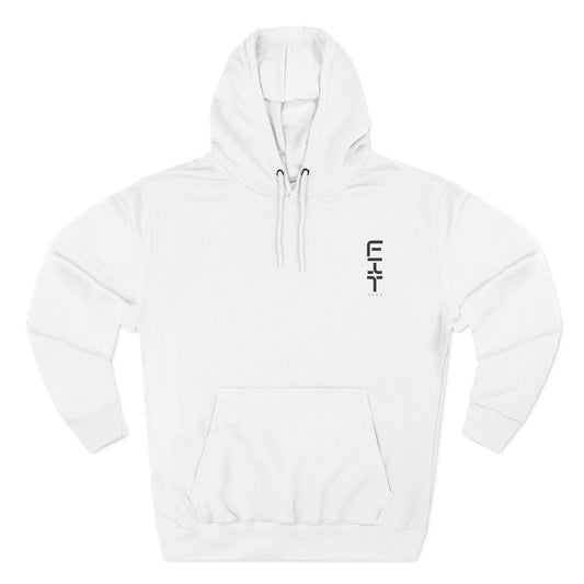 Three-Panel Fleece Hoodie