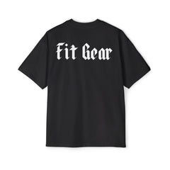 Fit Gear Men's Heavy Oversized Tee - Fitness in Style, Gym Apparel