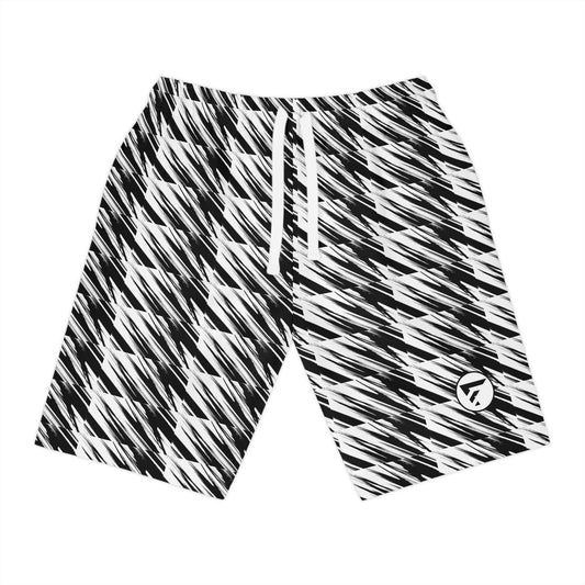 Men's Athletic Long Shorts - Comfortable Gym Wear for Sports and Leisure