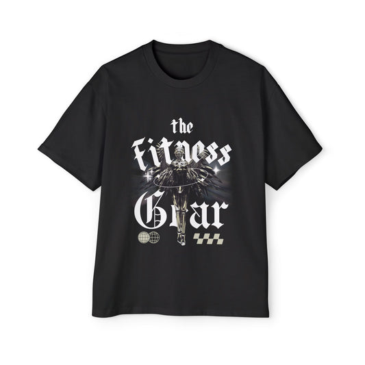 Fit Gear Men's Heavy Oversized Tee - Fitness in Style, Gym Apparel