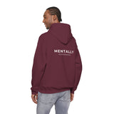 Copy of Mentally Powerful Hoodie – Minimal Small Chest Logo Mental Health Awareness Sweatshirt