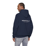 Copy of Mentally Powerful Hoodie – Minimal Small Chest Logo Mental Health Awareness Sweatshirt