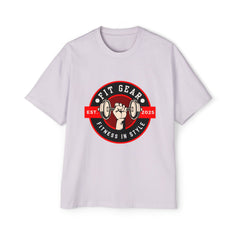 Fit Gear Men's Heavy Oversized Tee - Fitness in Style, Gym Apparel