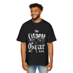 Fit Gear Men's Heavy Oversized Tee - Fitness in Style, Gym Apparel