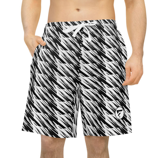 Men's Athletic Long Shorts - Comfortable Gym Wear for Sports and Leisure