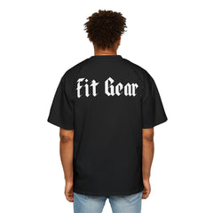 Fit Gear Men's Heavy Oversized Tee - Fitness in Style, Gym Apparel